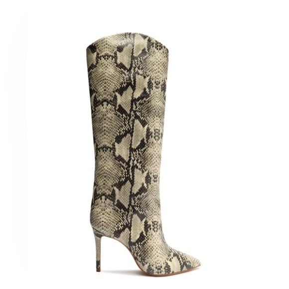 Schutz Maryana Snakeskin Boots - Picture 3 of 13